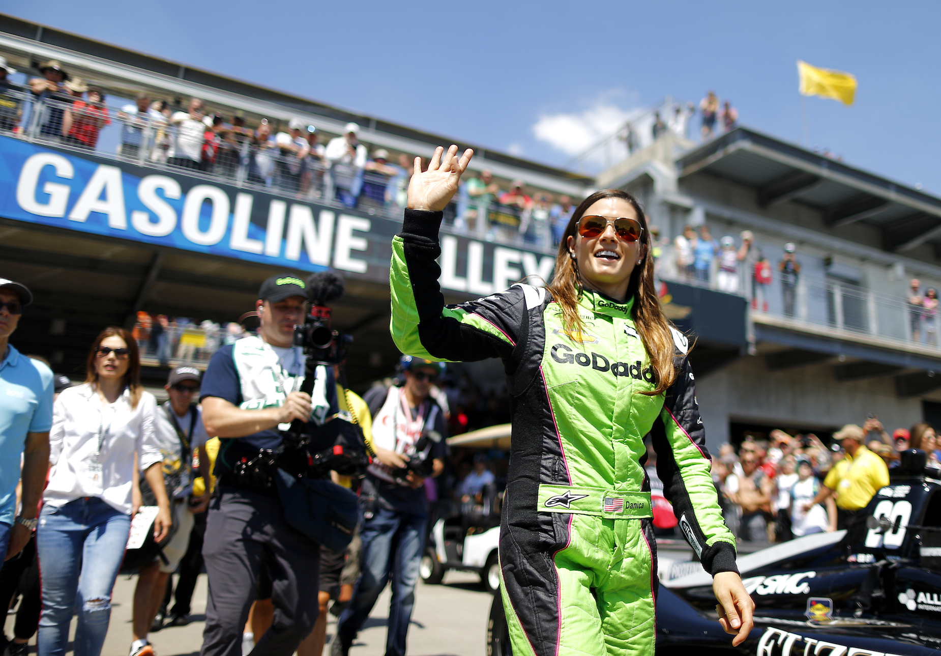 Danica Patrick's historic racing career could have ended in tragedy before it even begun.
