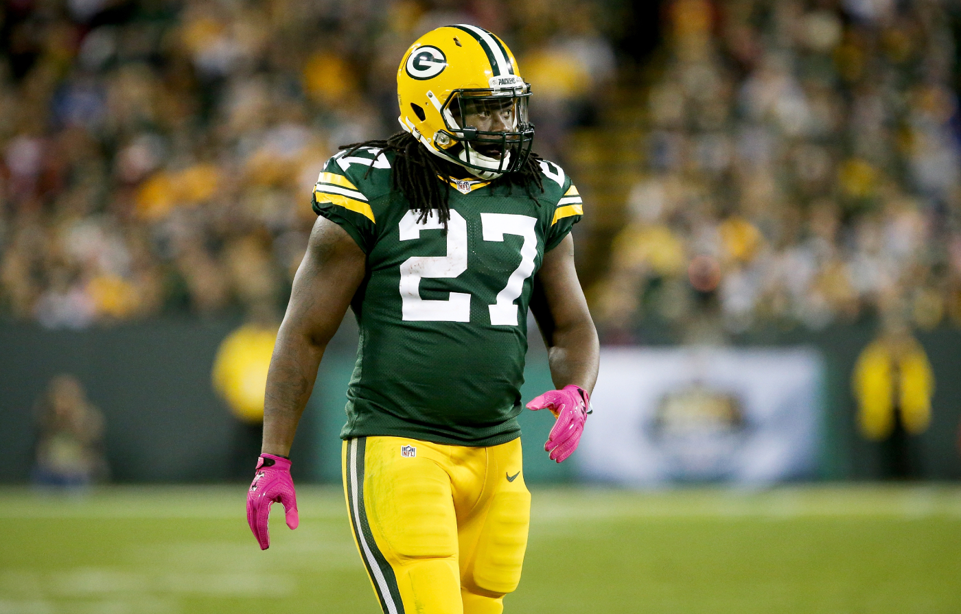 Eddie Lacy is back in the news thanks to James Harden.