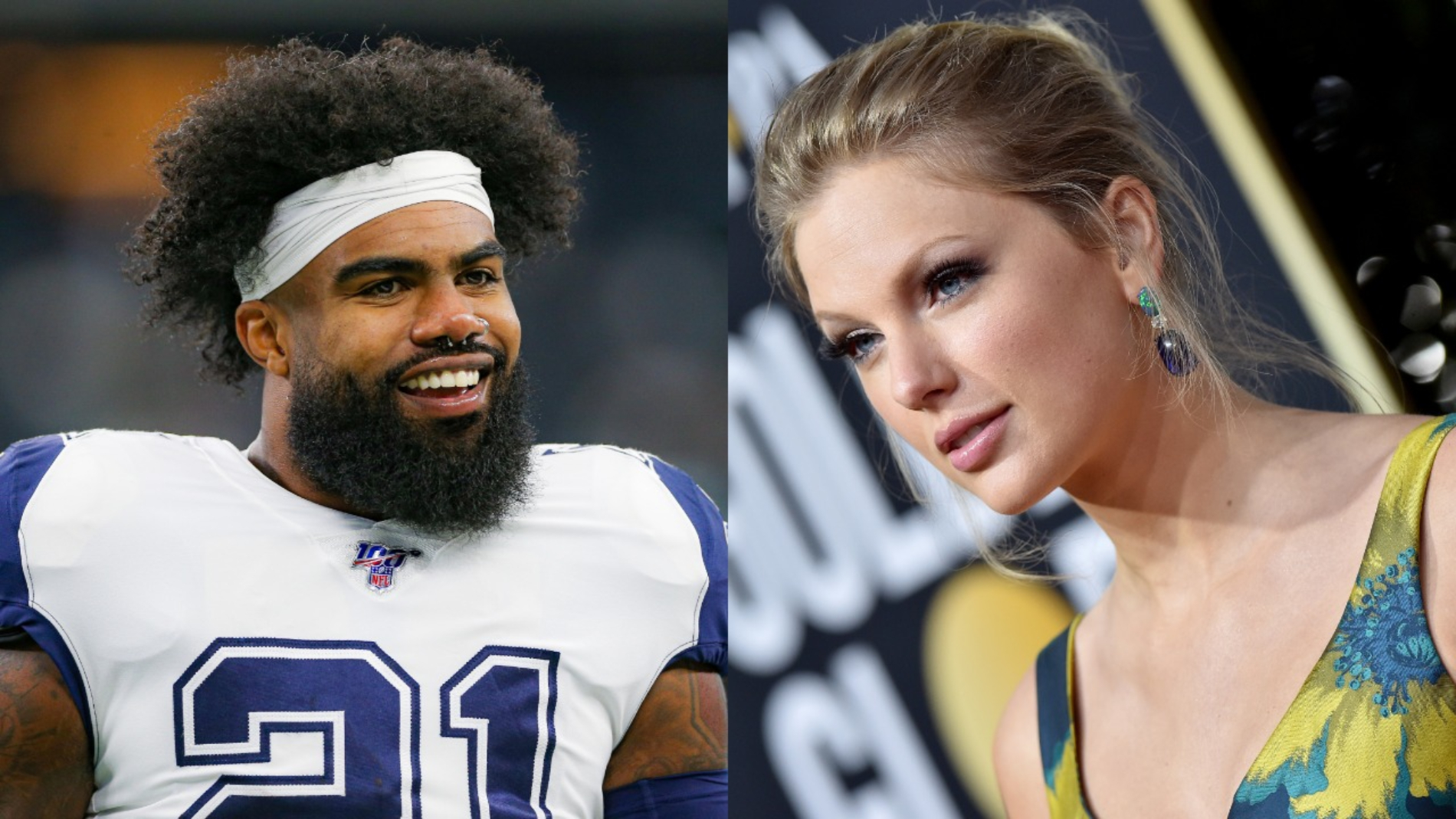 Ezekiel Elliott is a star in the NFL for the Dallas Cowboys. However, he failed miserably when shooting his shot with Taylor Swift.