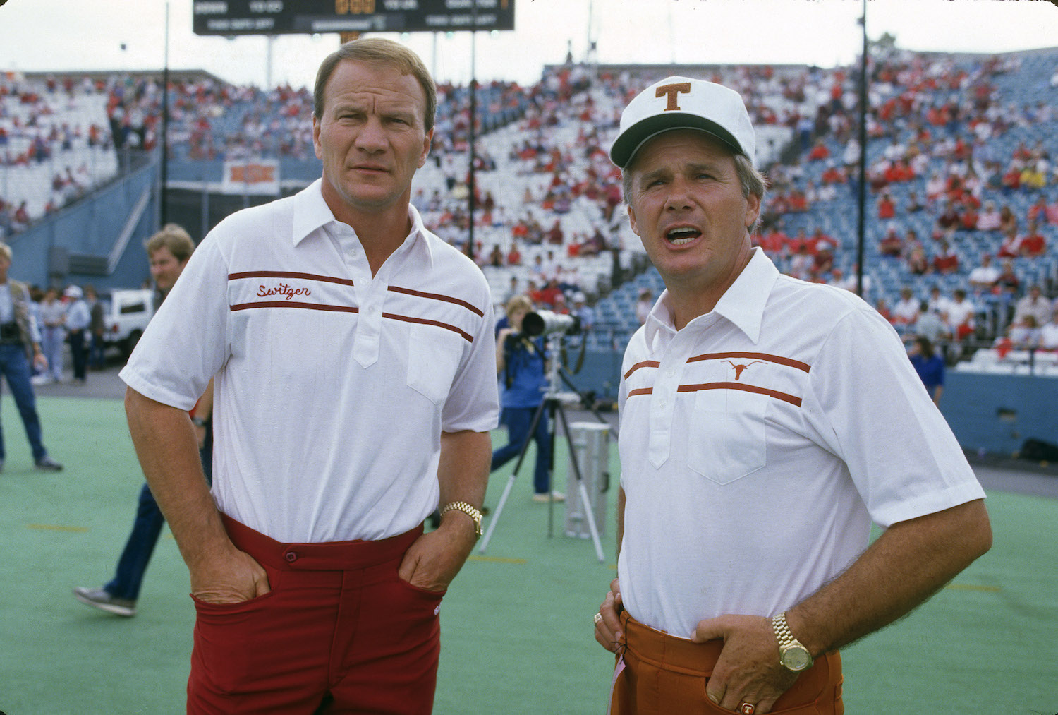 Fred Akers of the Texas Longhorns