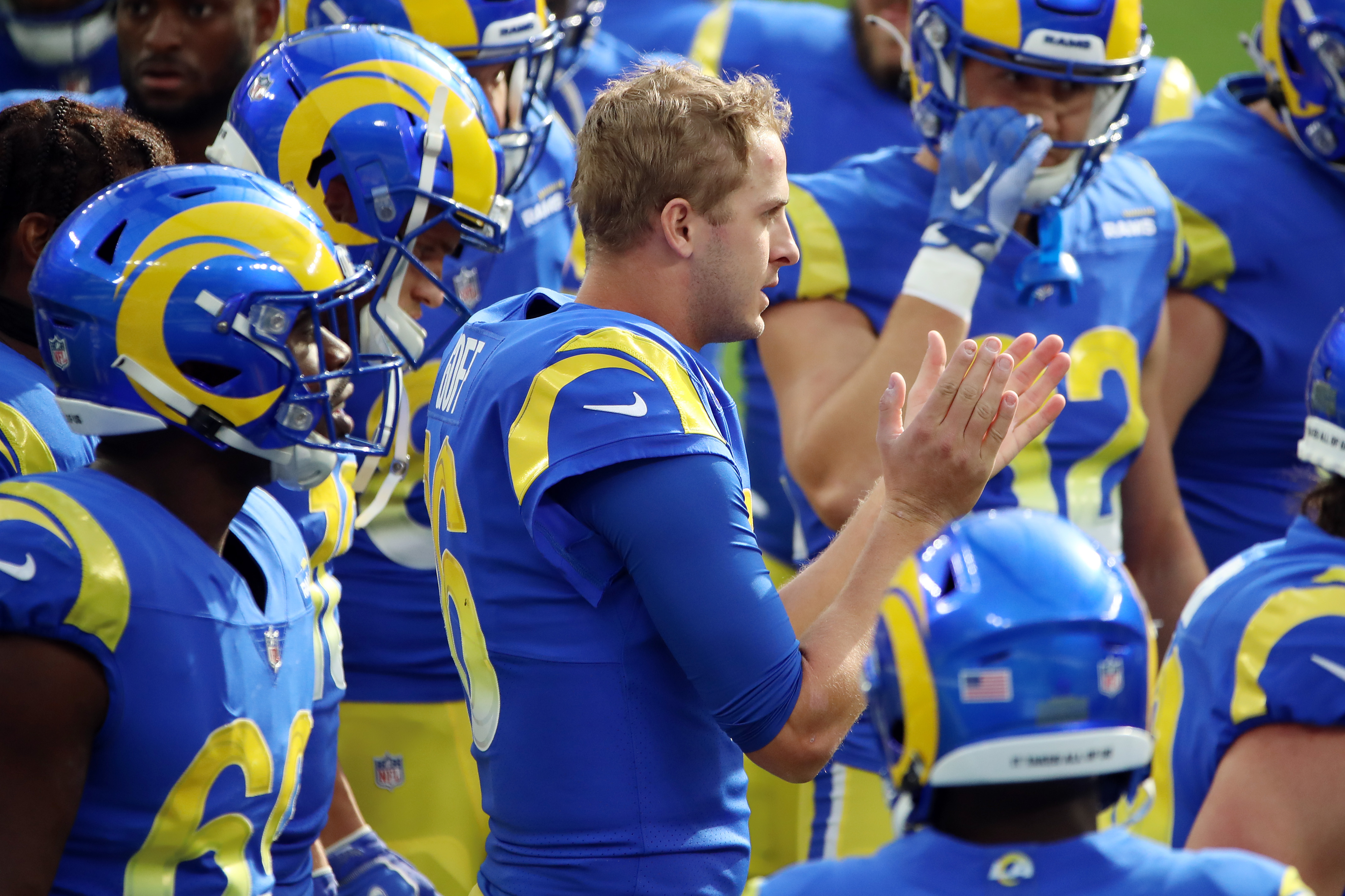 Rams quarterback Jared Goff
