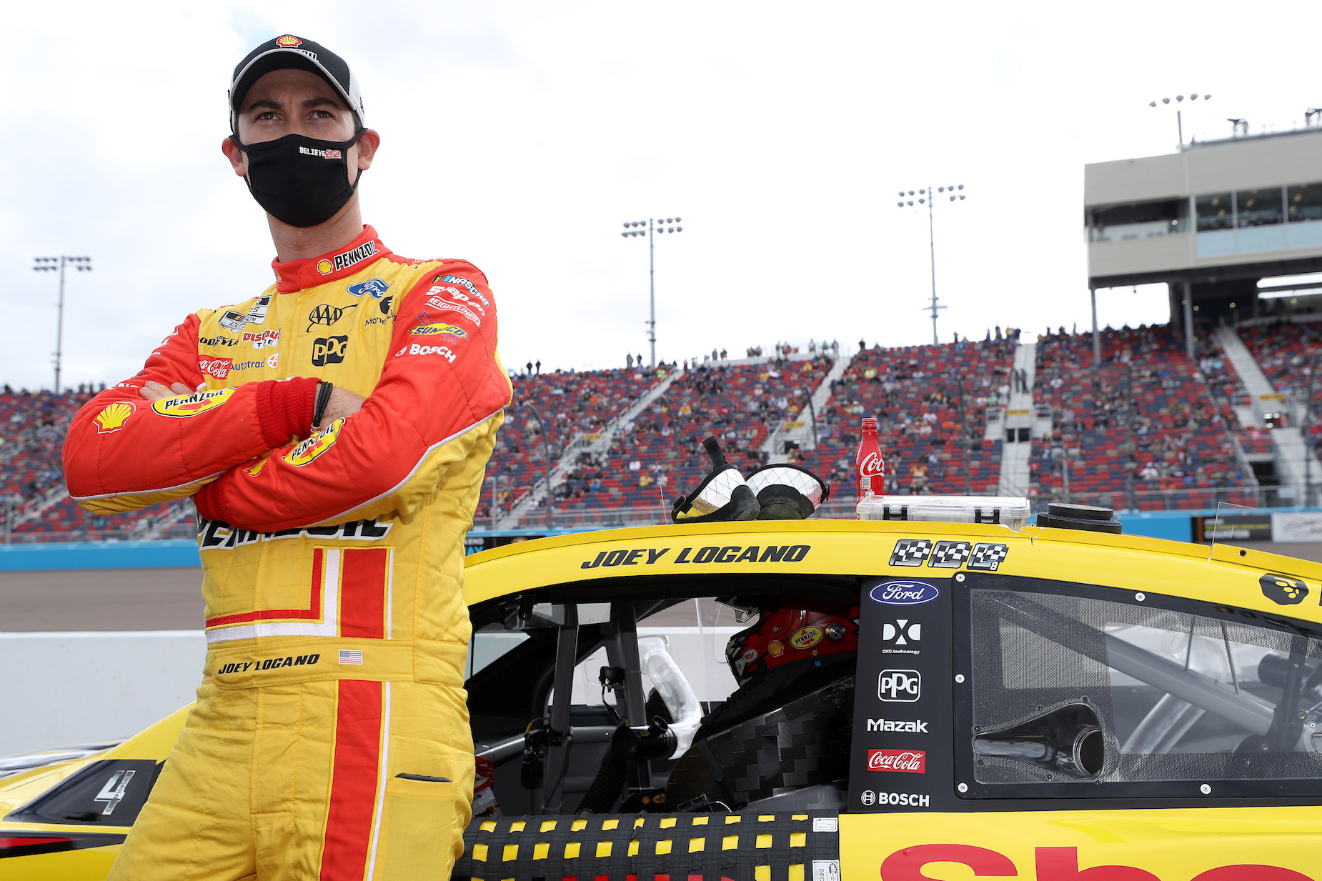 NASCAR driver Joey Logano set his first paycheck aside to start a nest egg.