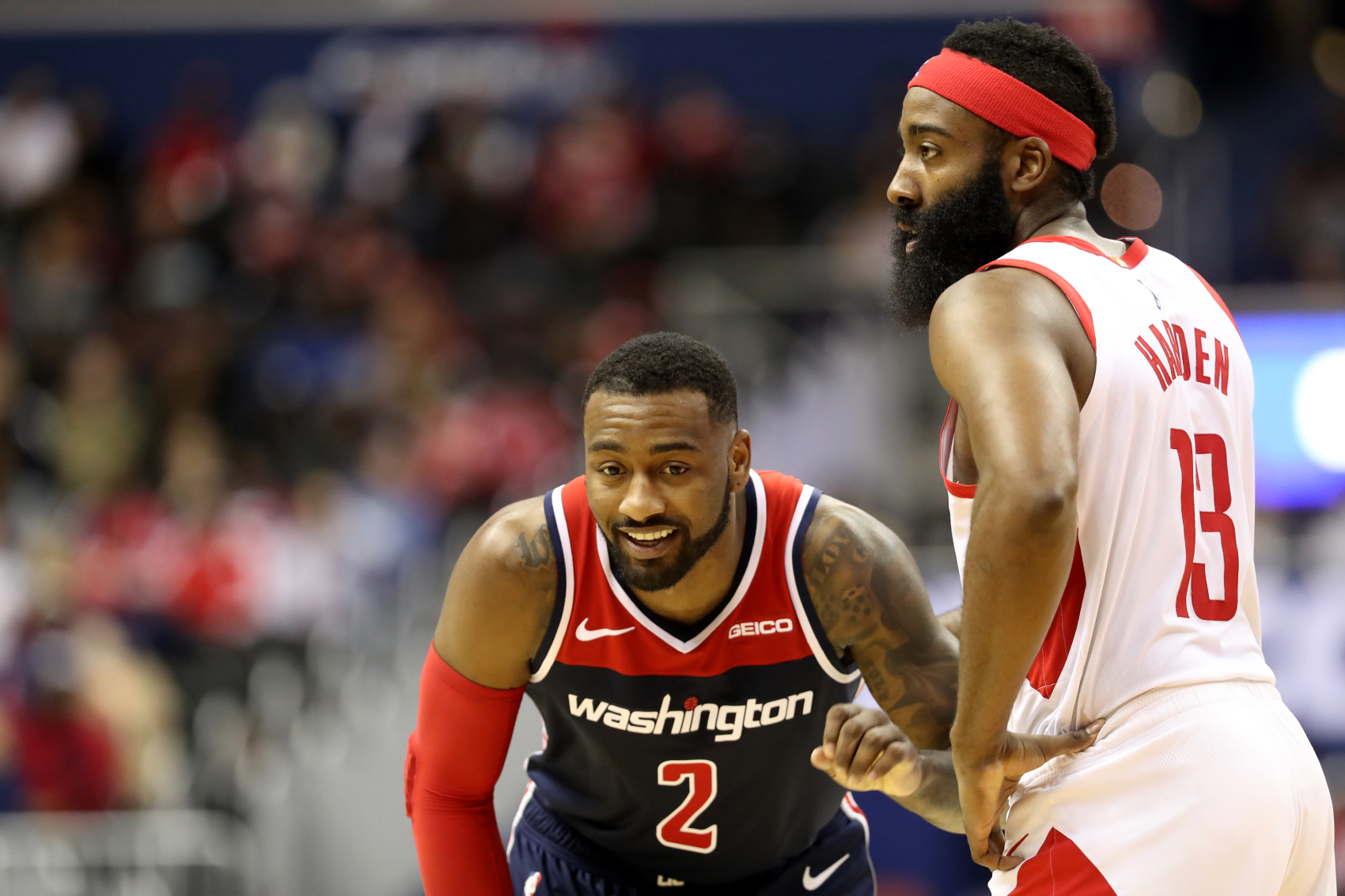 John Wall is new to the Houston Rockets, but he is already sending an encouraging message about James Harden and his future with the team.