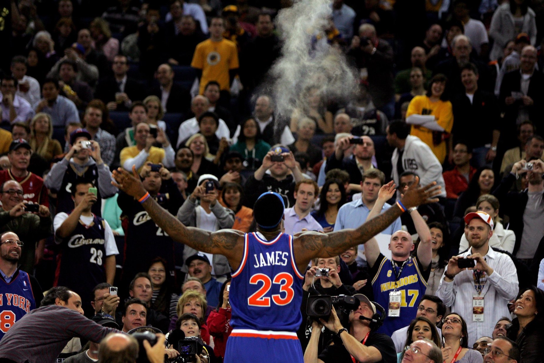 LeBron James was accused of being an "Illuminati wizard' by a conspiracy theorist.