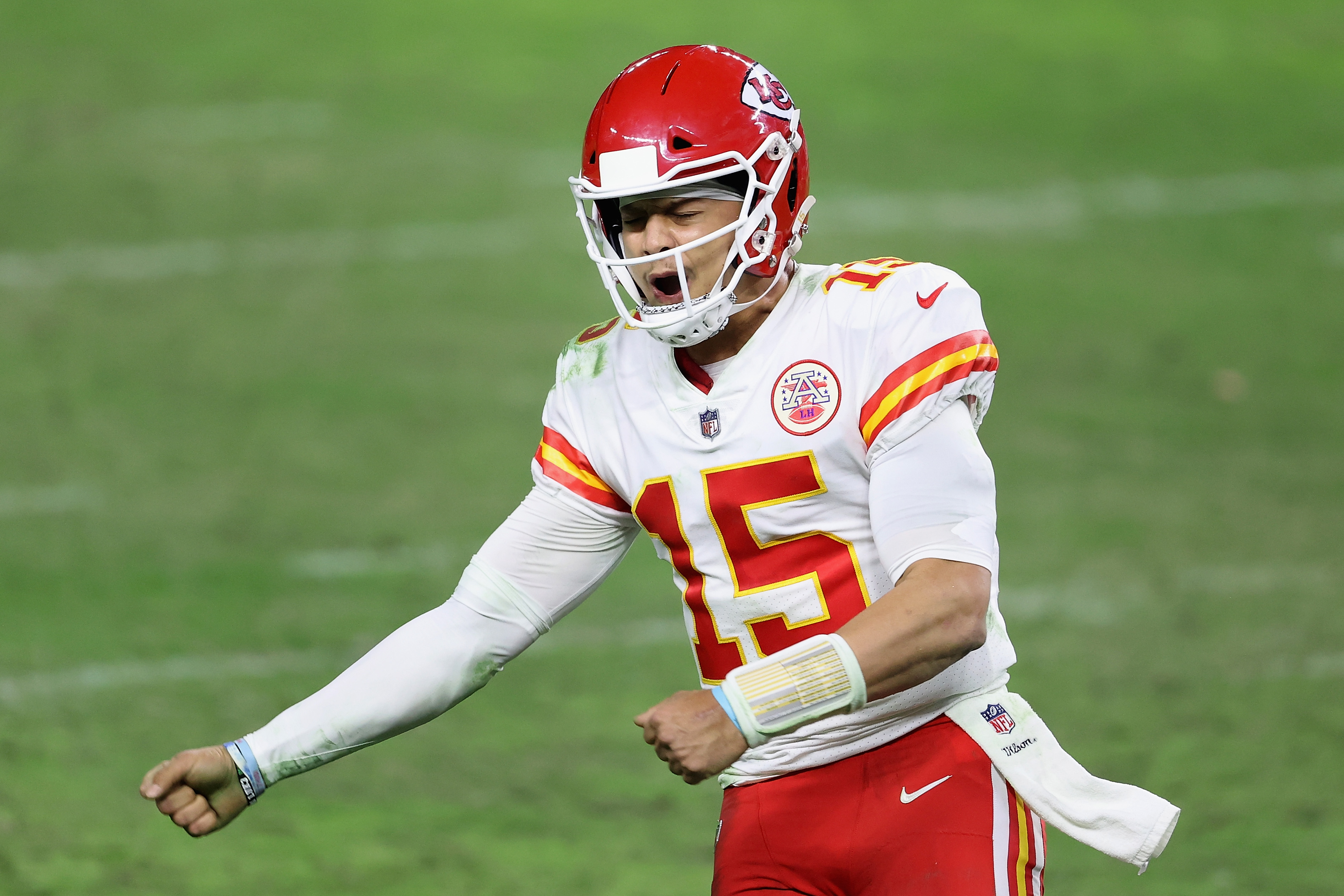 Patrick Mahomes of the Kansas City Chiefs