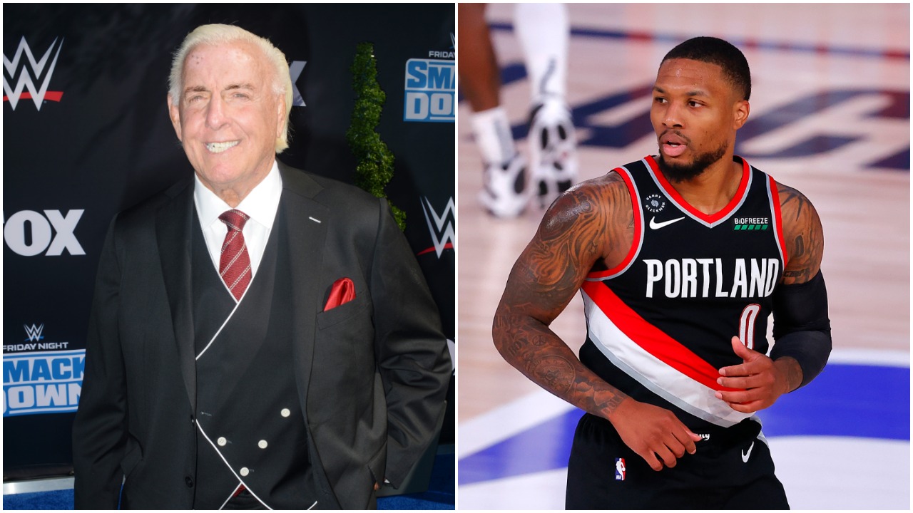 WOOOOO! How the Amazing Damian Lillard-Ric Flair Sneaker Collaboration With Adidas Came To Be