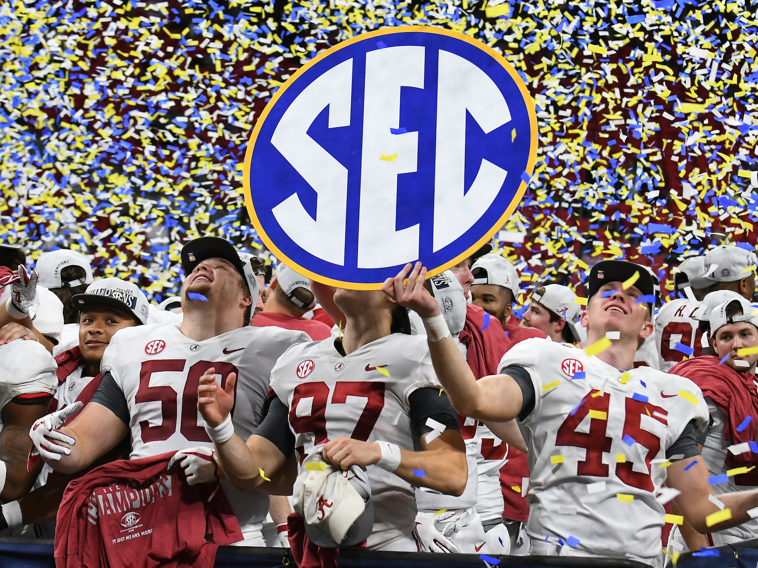 Alabama Most SEC football titles