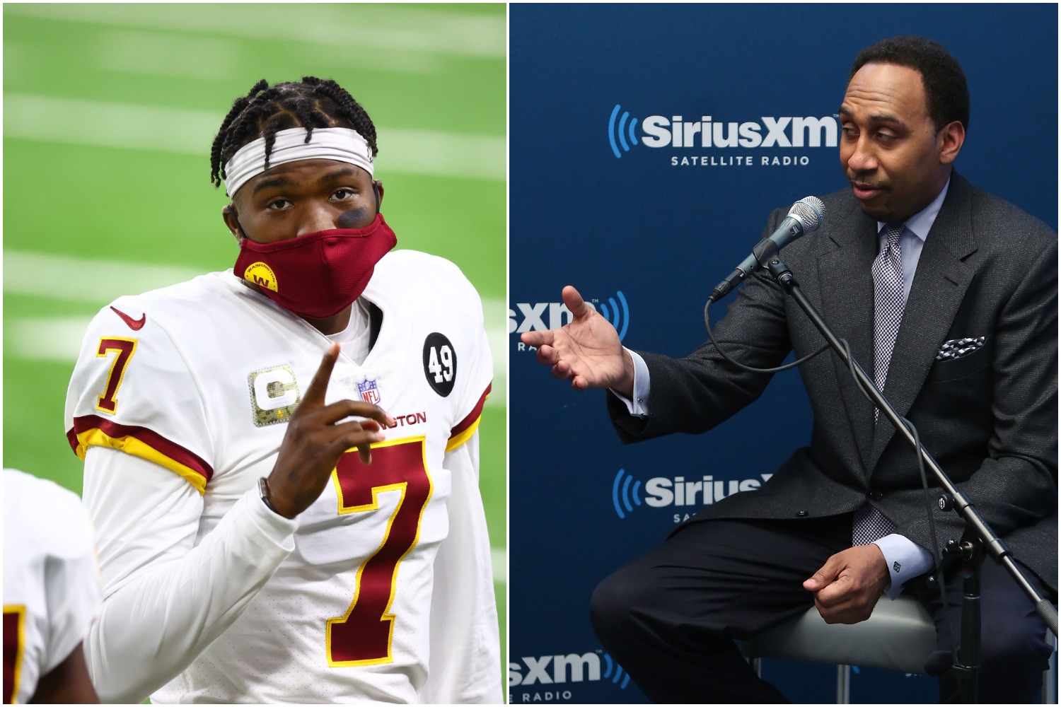 Even though he's on vacation, Stephen A. Smith took to Twitter on Monday afternoon to put former Washington QB Dwayne Haskins on blast.