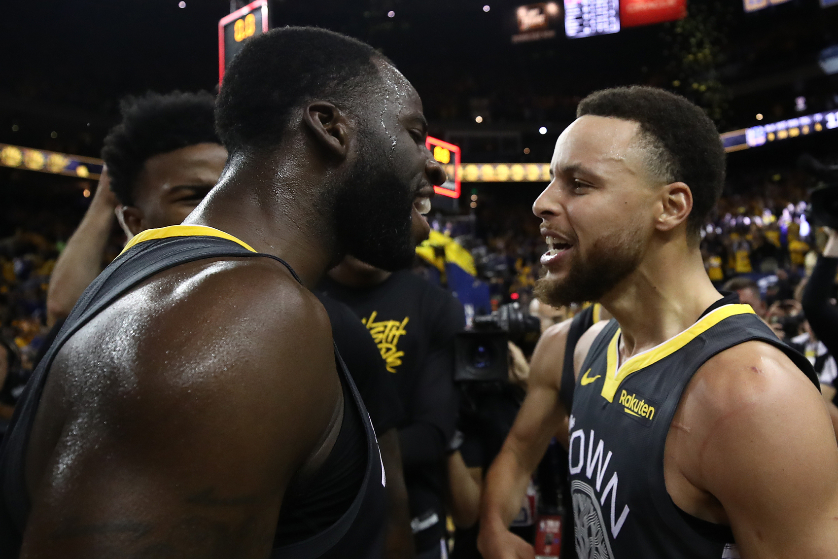 Like the Golden State Warriors as a team last season, Draymond Green had a down year. His teammate Stephen Curry has a strong message, though.
