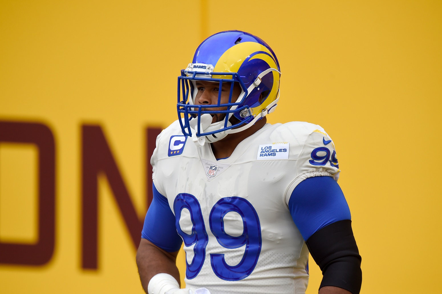 protein Konklusion Ældre borgere Aaron Donald Has a Simple Reason Why He Chose to Wear No. 99