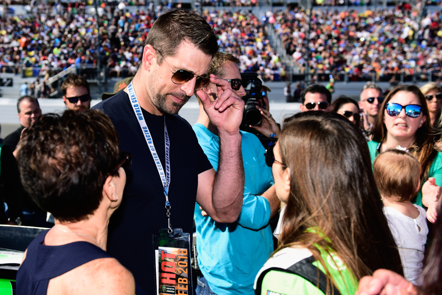 Why did Aaron Rodgers intimidate Danica Patrick so much?