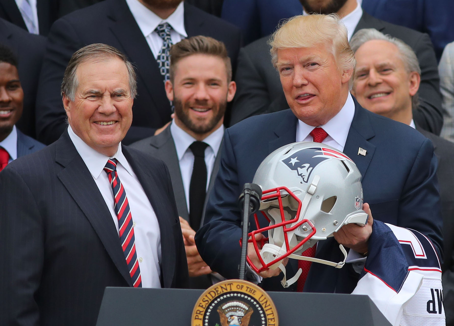 Bill Belichick could find himself facing a PR nightmare, thanks to Donald Trump.