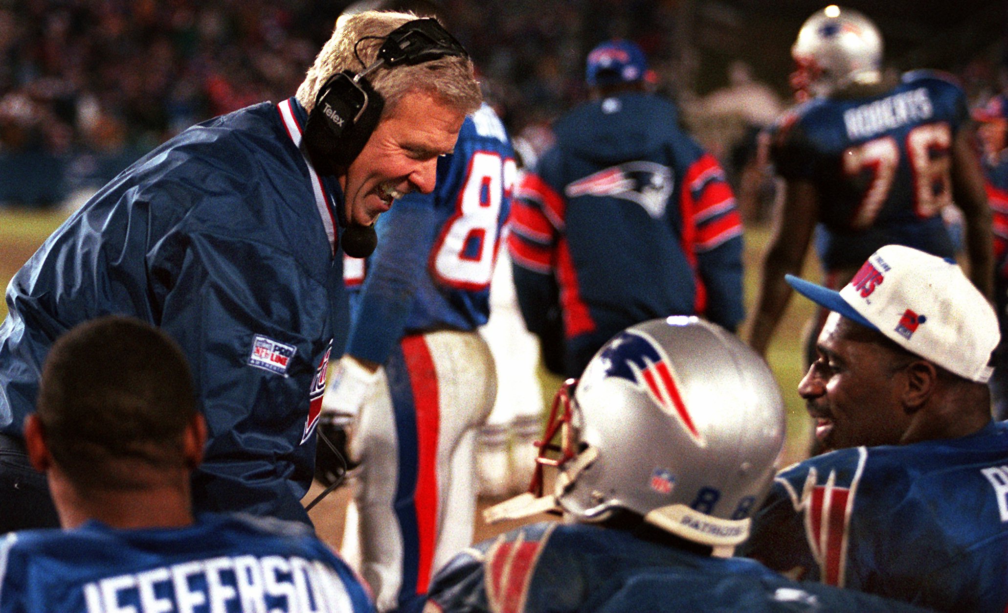 Patriots head coach Bill Parcells