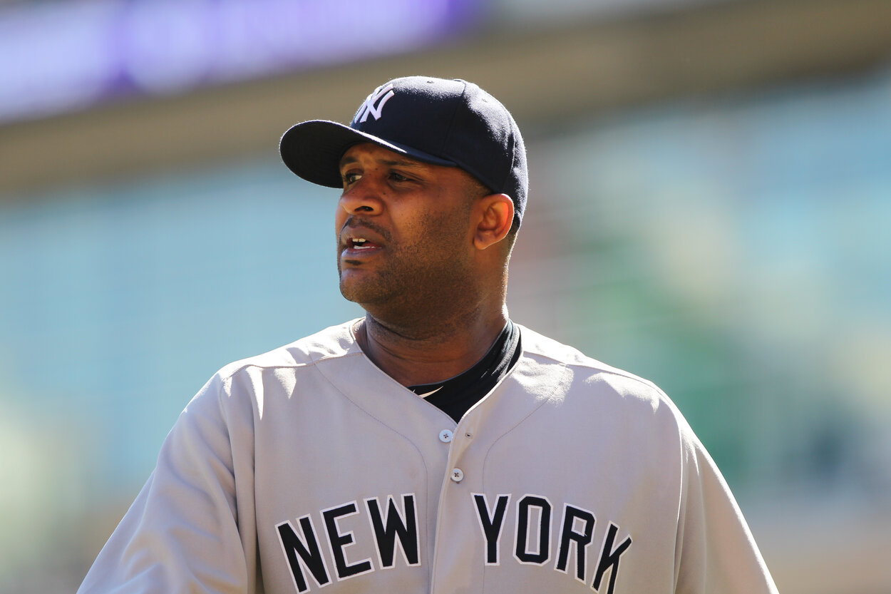 Former New York Yankees pitcher CC Sabathia during a 2012 game.