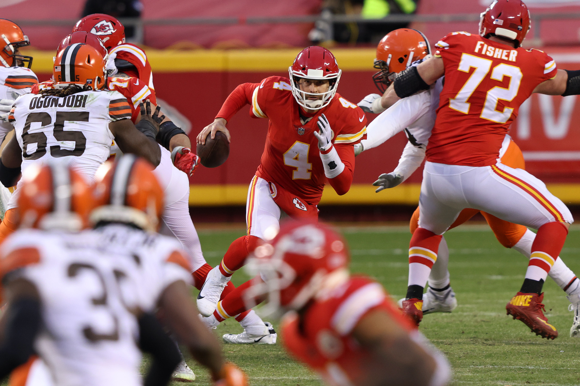 Chad Henne made an impression on Kansas City Chiefs fans, not to mention Patrick Mahomes, on Sunday.