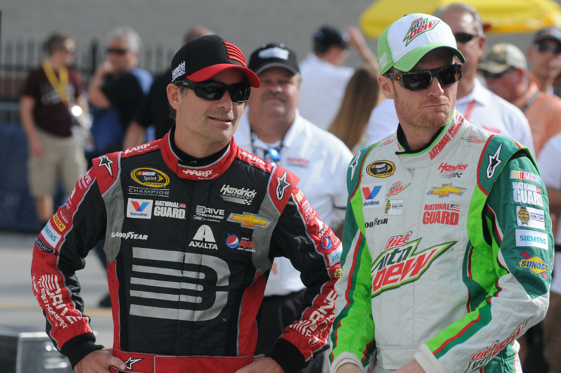 Dale Earnhardt Jr. made a great impression on Jeff Gordon by talking him out of a speeding ticket.