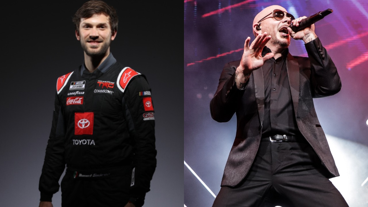 Daniel Suarez is coming off a challenging 2020 NASCAR season. Now, his racing future is in the hands of the Grammy-winning Pitbull.