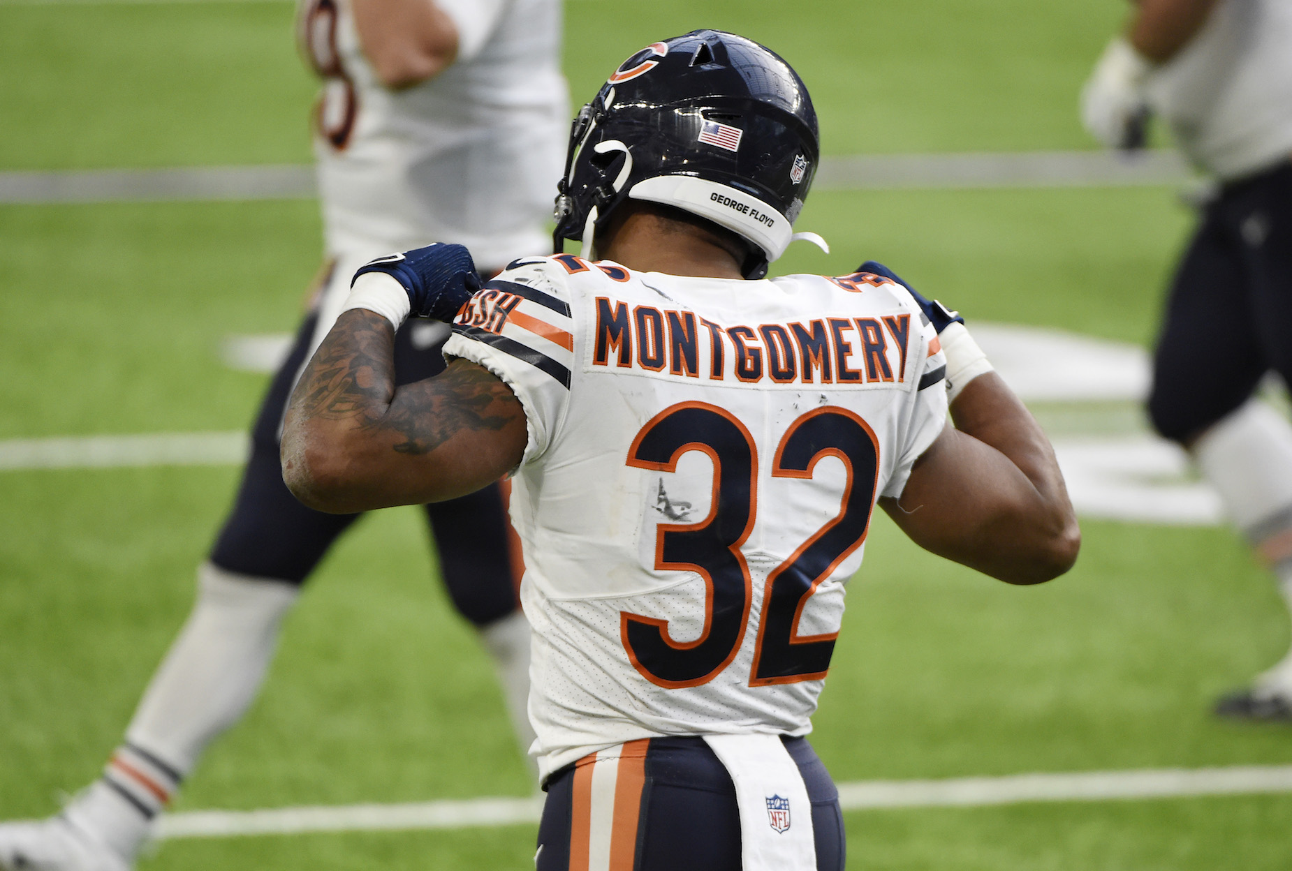 Chicago Bears running back David Montgomery overcame a pretty tough childhood en route to the NFL.