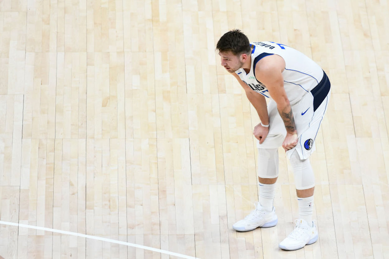 The Dallas Mavericks have lost five games in a row, and the frustration is building up for their MVP candidate, Luka Doncic.
