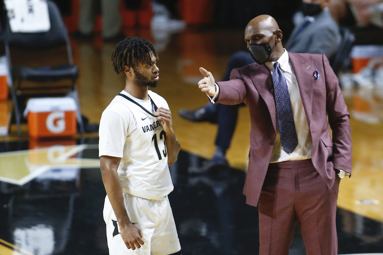 Vanderbilt Commodores head coach Jerry Stackhouse