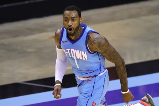 John Wall #1 of the Houston Rockets