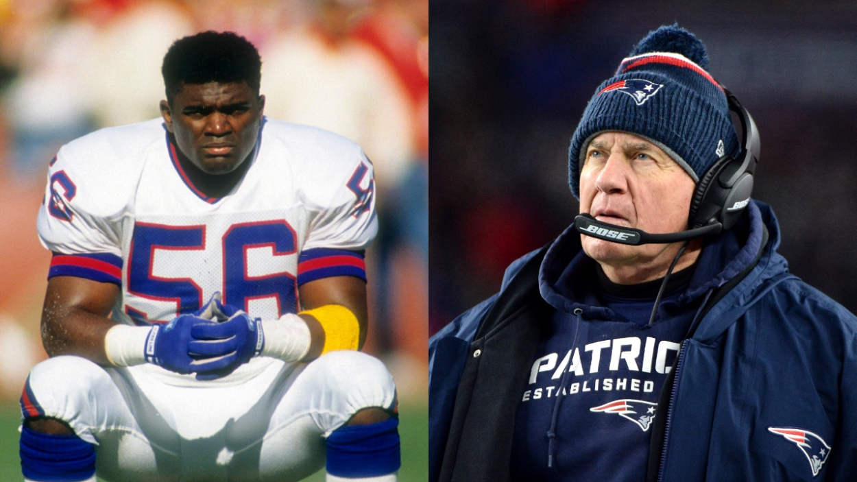 Lawrence Taylor had a ton of success on the Giants. He was, however, very pissed when Bill Belichick became the defensive coordinator.