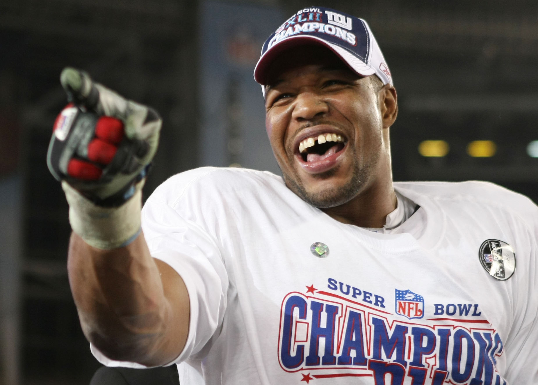 New York Giants great Michael Strahan prepared for NFL games by debating with his socks.