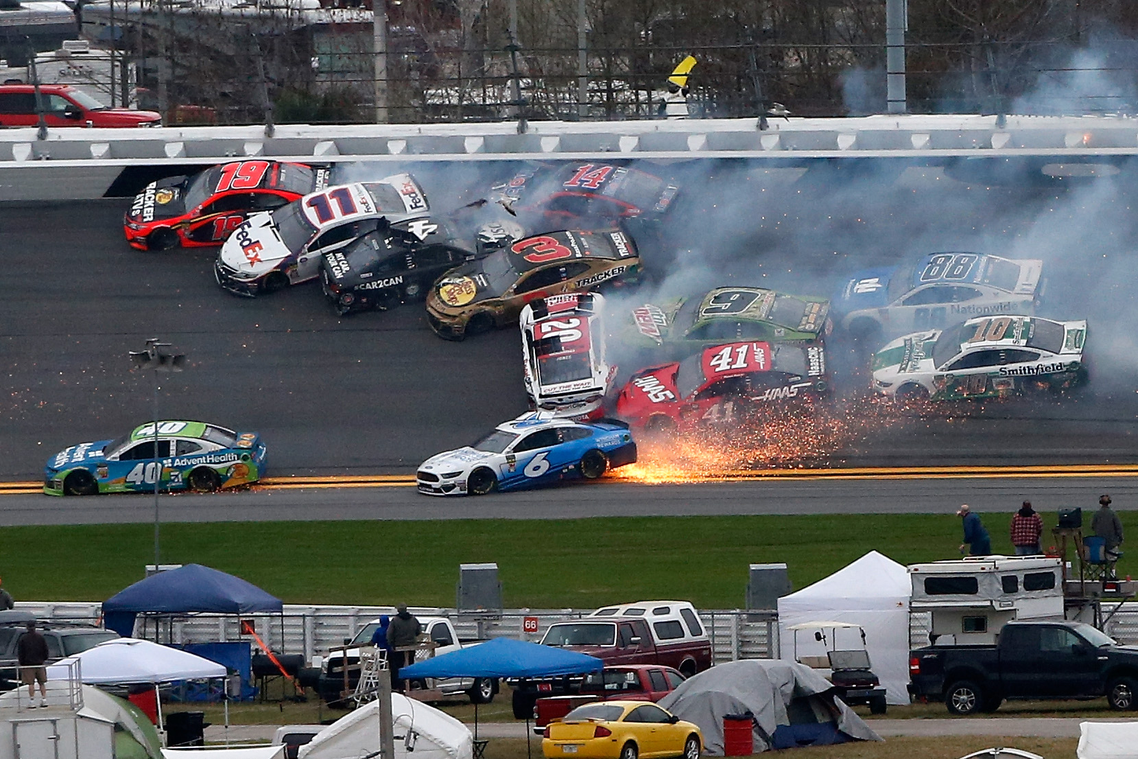 The Largest Crash in NASCAR History Had No Tragic Deaths