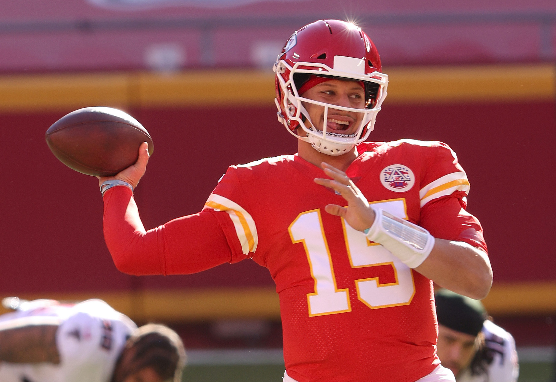 Whether he's playing for the Kansas City Chiefs or riding his Peloton, Patrick Mahomes is always competing