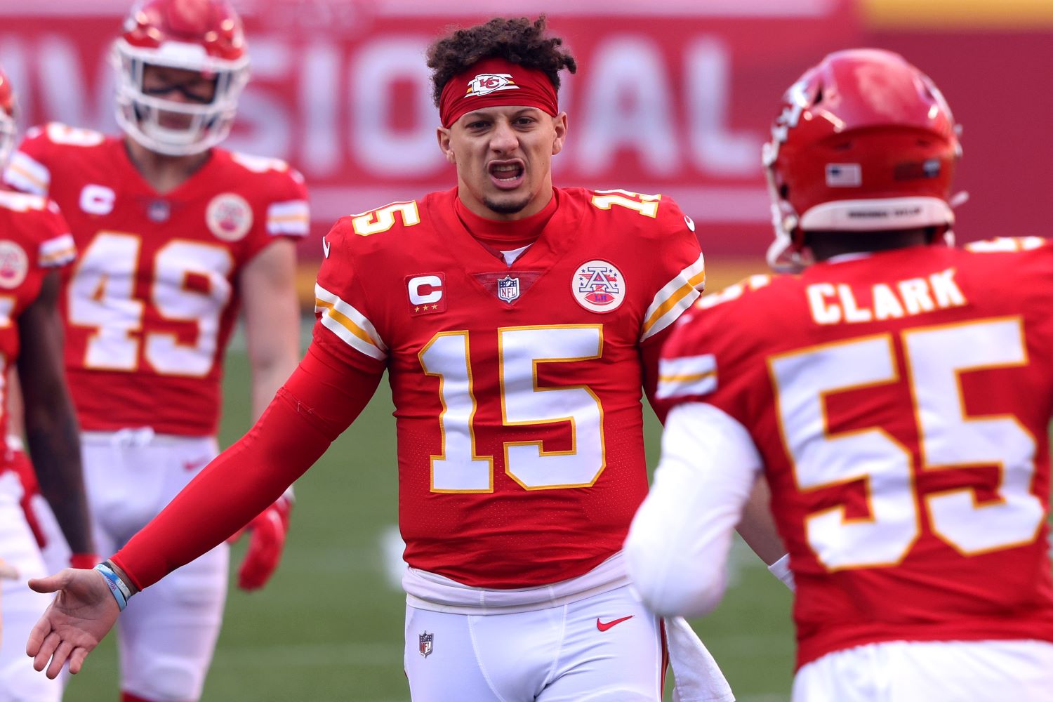 Patrick Mahomes just put all doubts to rest about his status for Sunday's AFC championship game showdown between the Chiefs and the Bills.