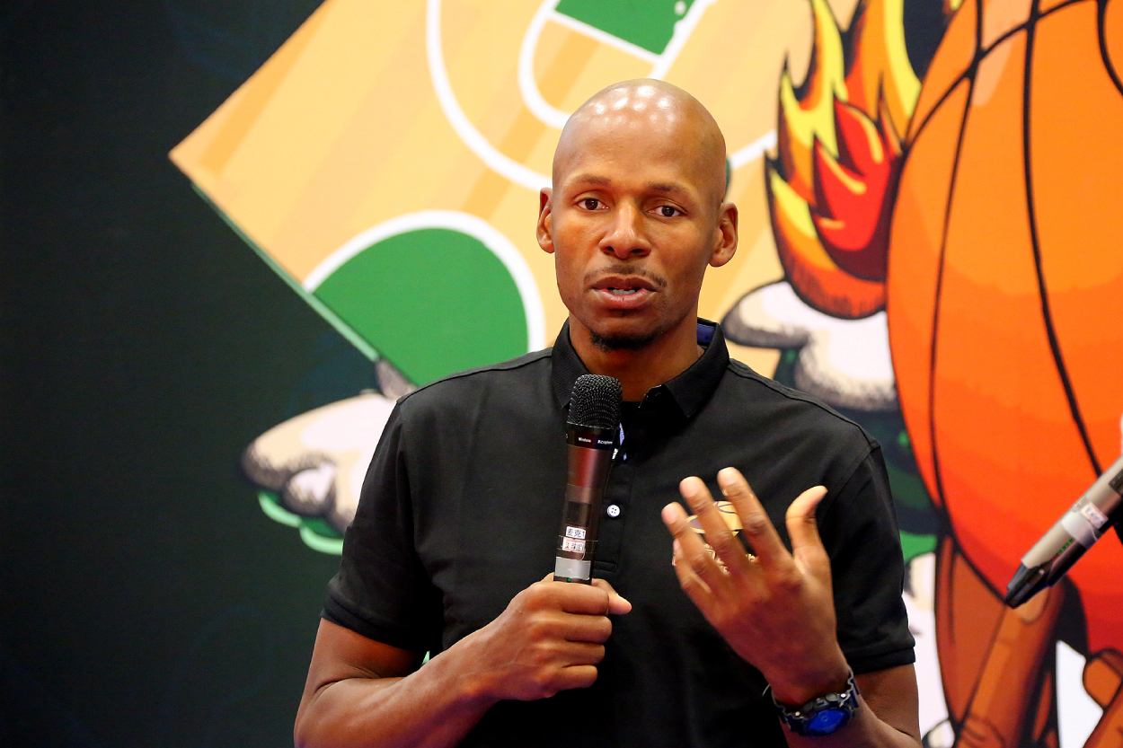 Ray Allen says he doesn't think about the fallout he's had with his former Celtics teammates.