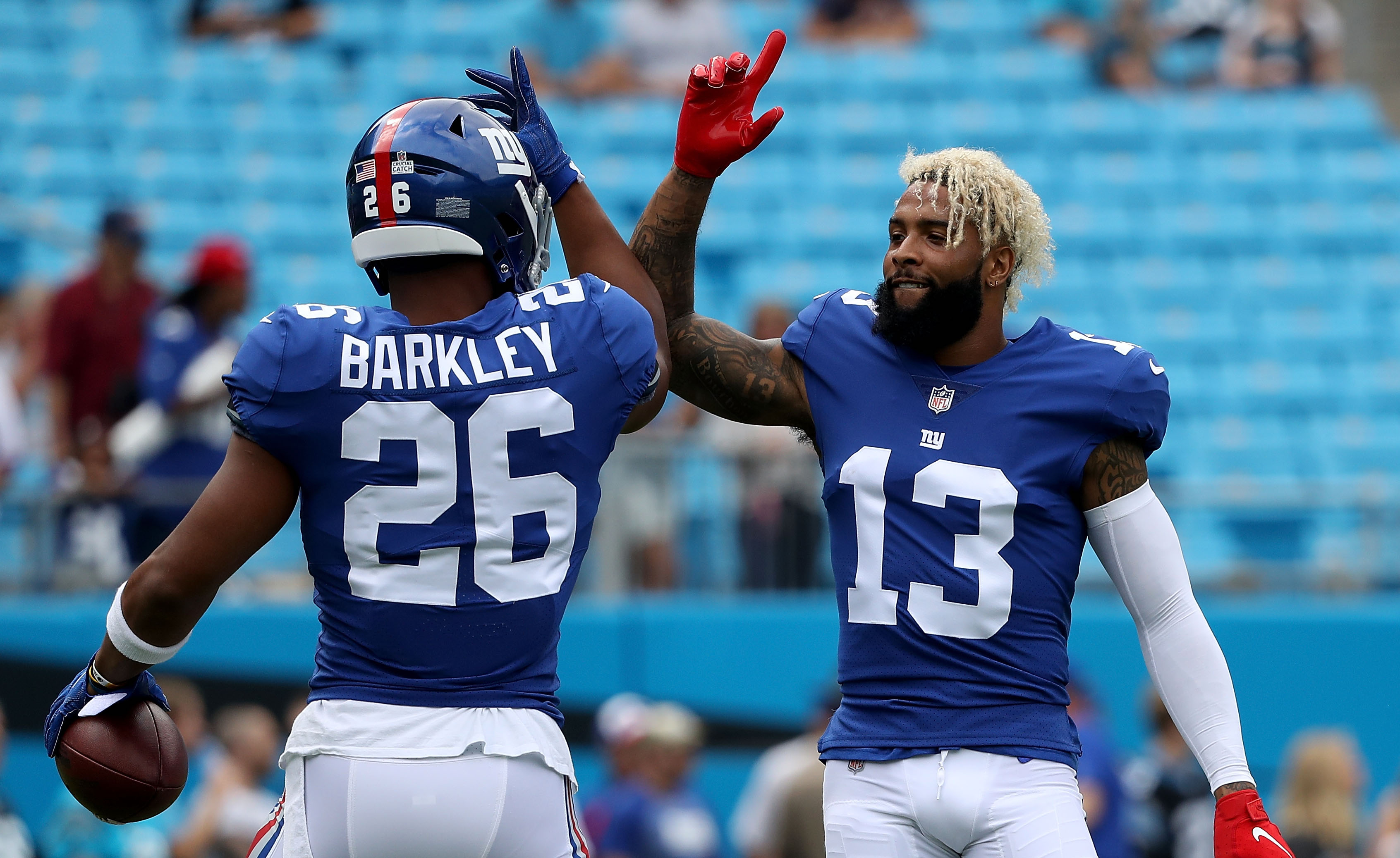 Saquon Barkley and Odell Beckham Jr.’s Planned Reunion Won’t Come With the New York Giants