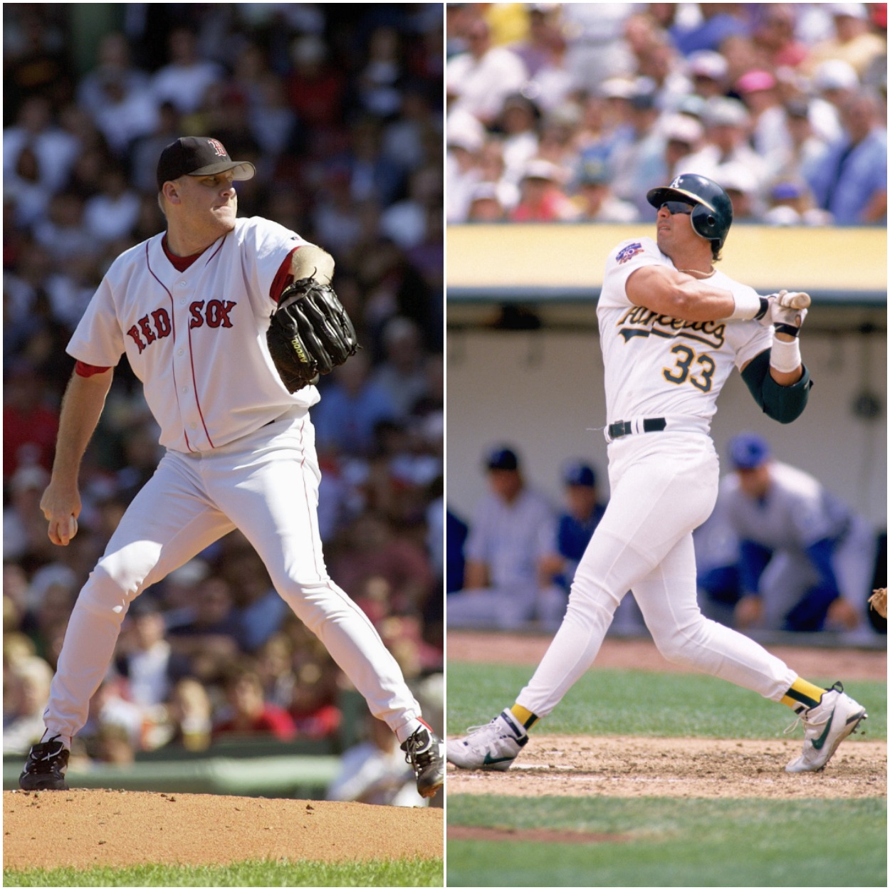 Curt Schilling and Jose Canseco