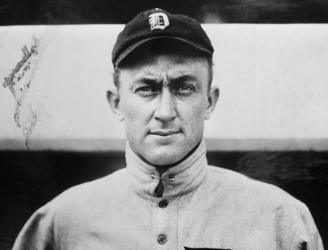 Ty Cobb poses for a photo in his Tigers uniform