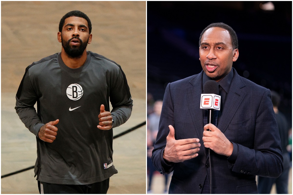 Stephen A. Smith, Kyrie Irving, Nets