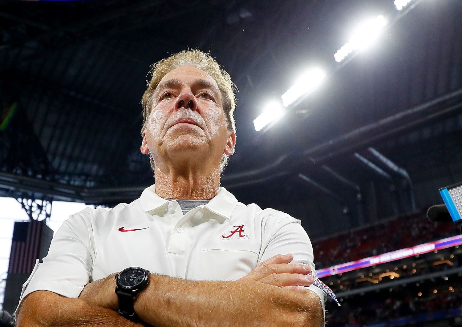 Alabama head coach Nick Saban avoided a deadly tragedy thanks to a trip to lunch with his Kent State teammate.