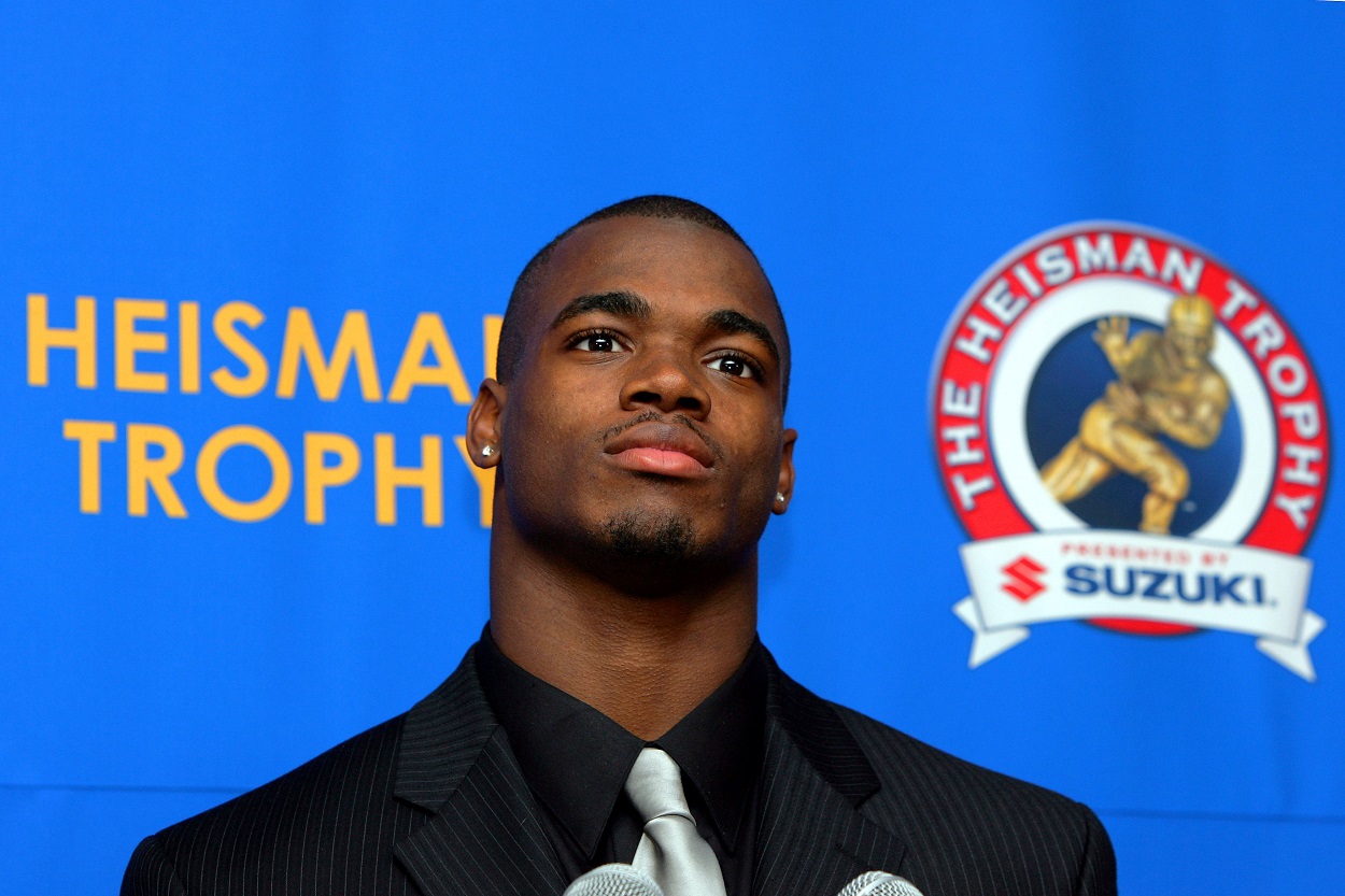 Adrian Peterson at the Heisman Trophy ceremony in 2004
