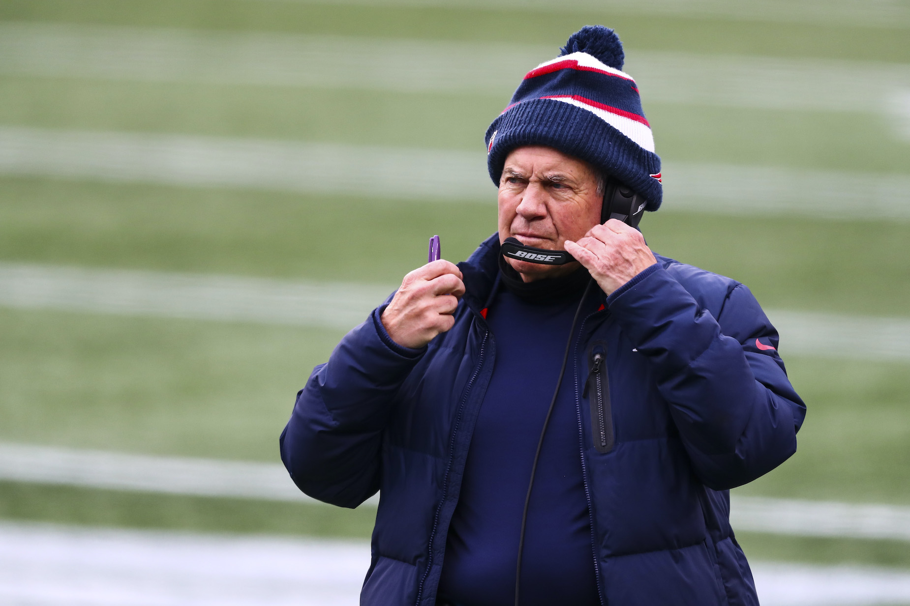 New England Patriots head coach Bill Belichick still has a major decision to make about his next quarterback.
