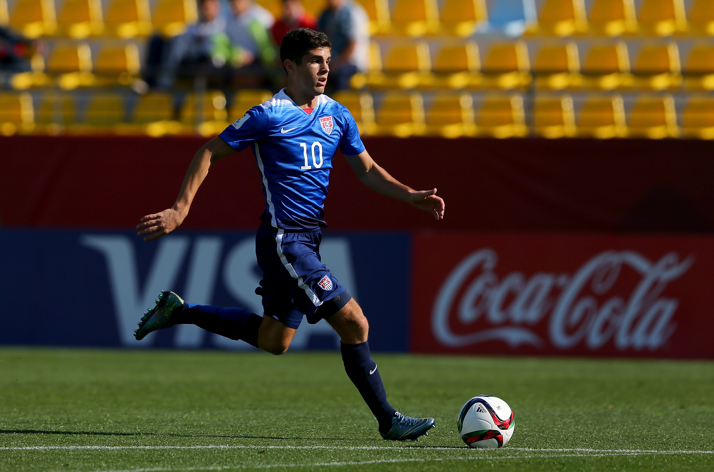 Soccer star Christian Pulisic in 2015