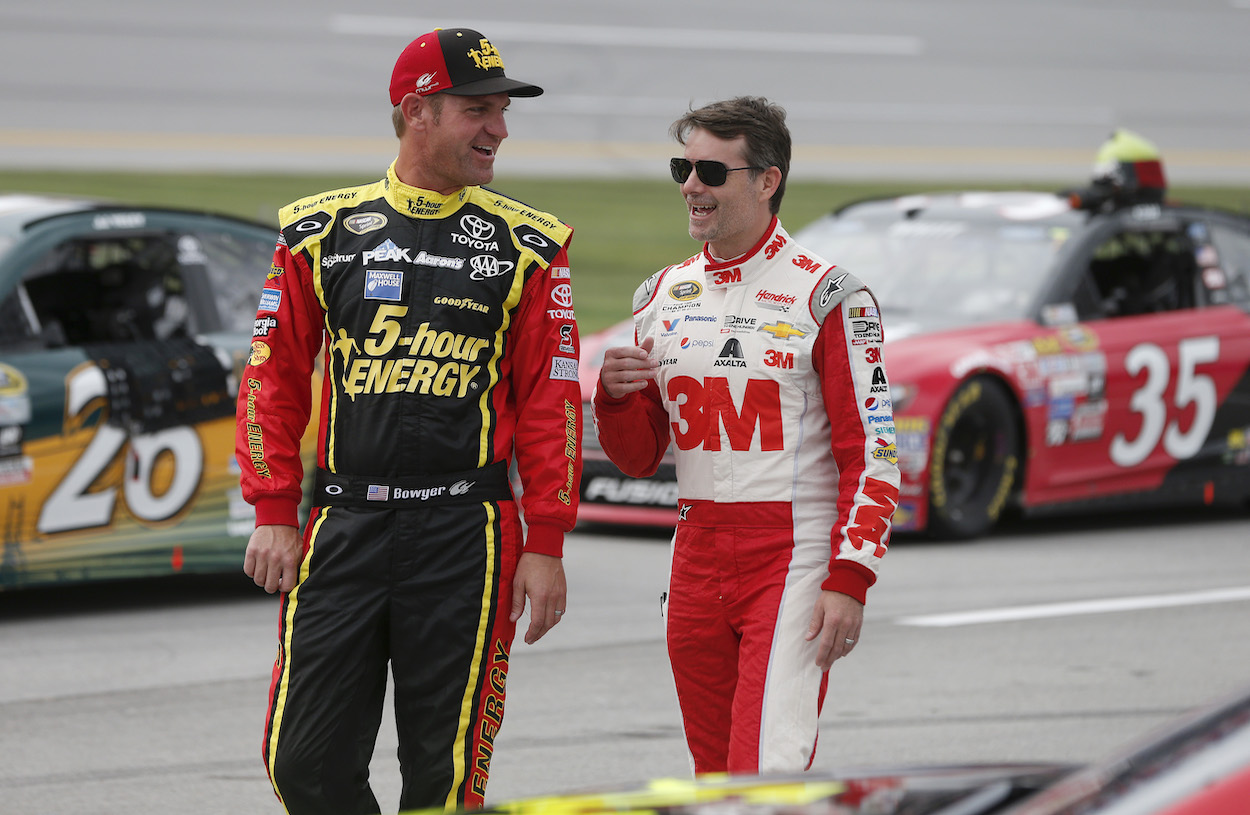 Clint Bowyer and Jeff Gordon
