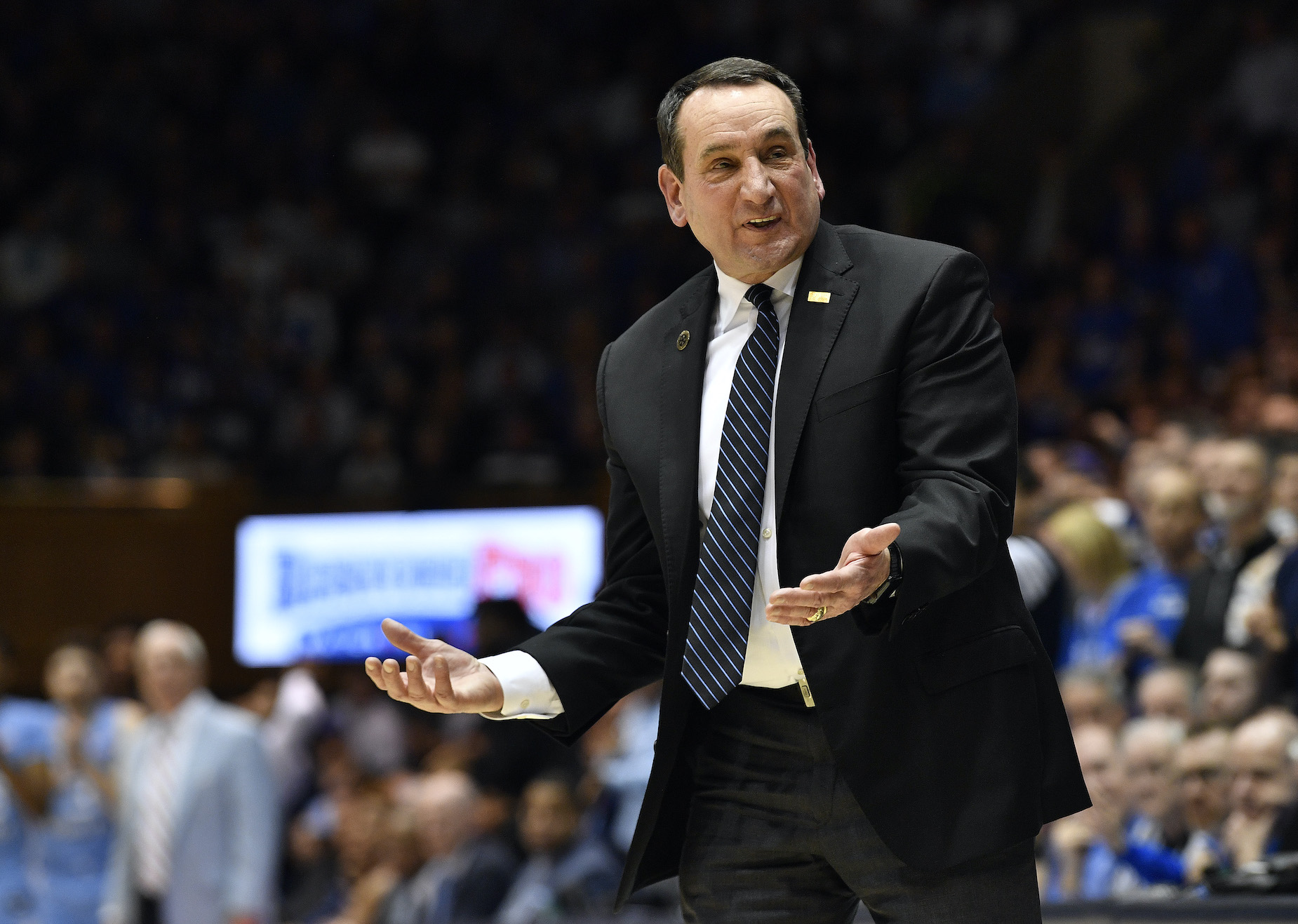 While things haven't been easy for Coach K and his Duke Blue Devils this season, things just became even tougher.