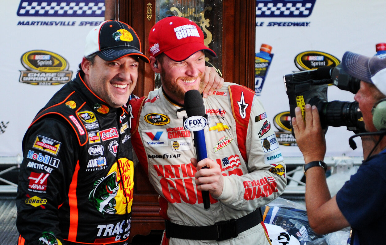 How a Post-Crash Fight Led to Dale Earnhardt Jr. and Tony Stewart Developing a Friendship