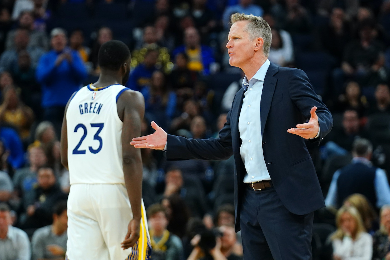 Steve Kerr Takes a Friendly-Fire Shot at Draymond Green After Latest Warriors Loss: ‘He Crossed the Line’