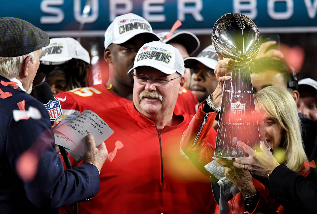 Super Bowl 55 is still a few days away, but Kansas City Chiefs head coach Andy Reid already has a victory meal in mind.