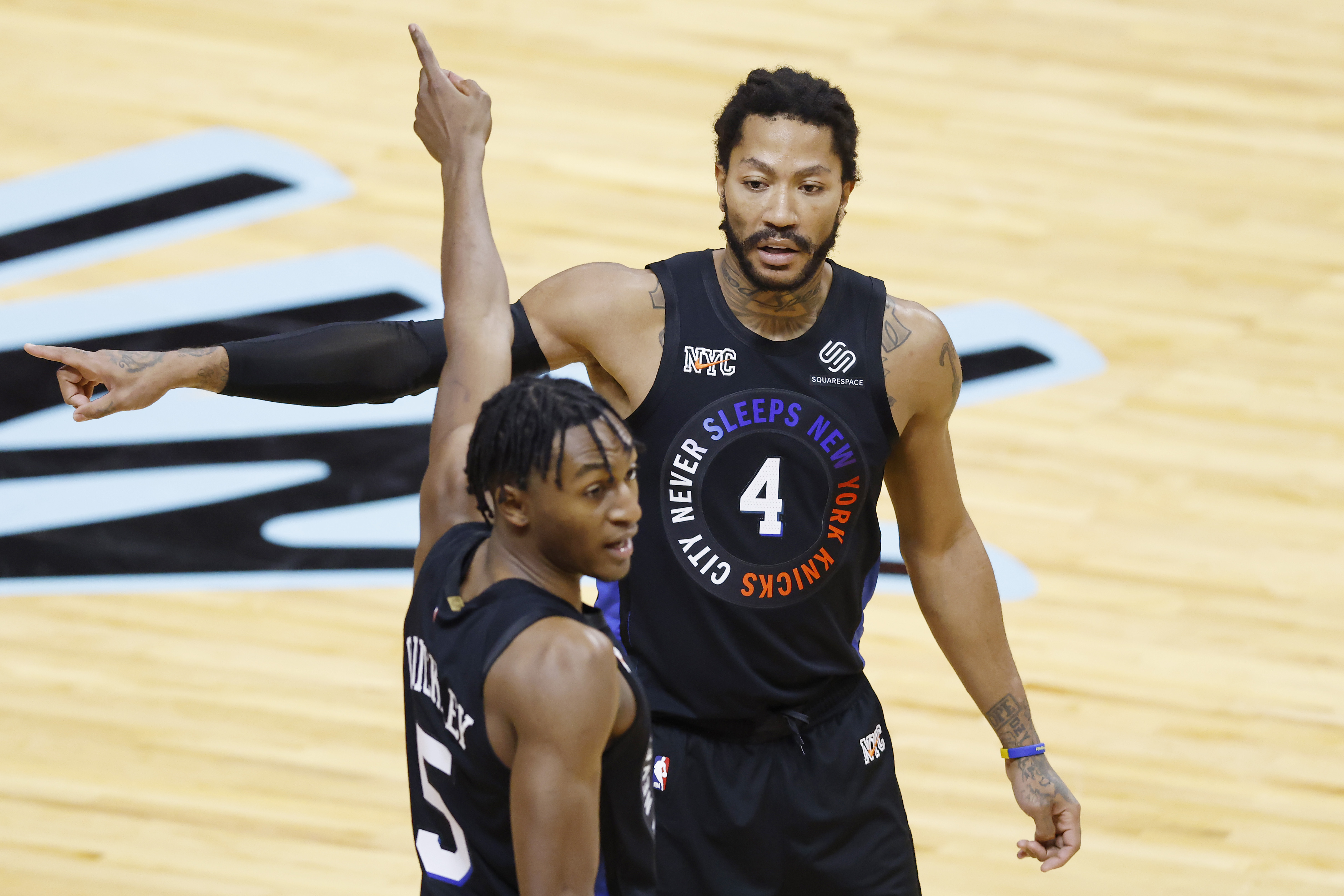 Derrick Rose Had a Message for Immanuel Quickley and the Knicks Rookies When He Joined Them in New York