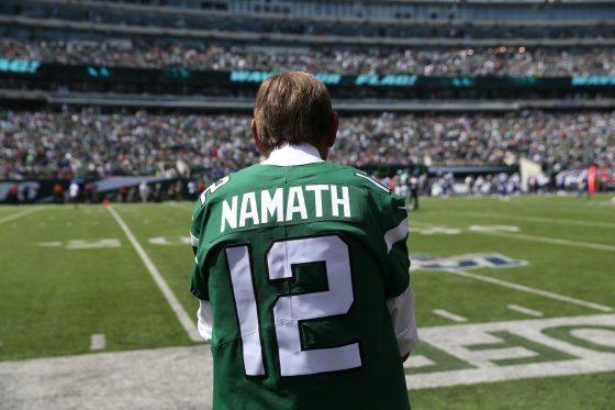 New York Jets legend Joe Namath made an uncomfortable comment about female referee Sarah Thomas ahead of the Super Bowl.