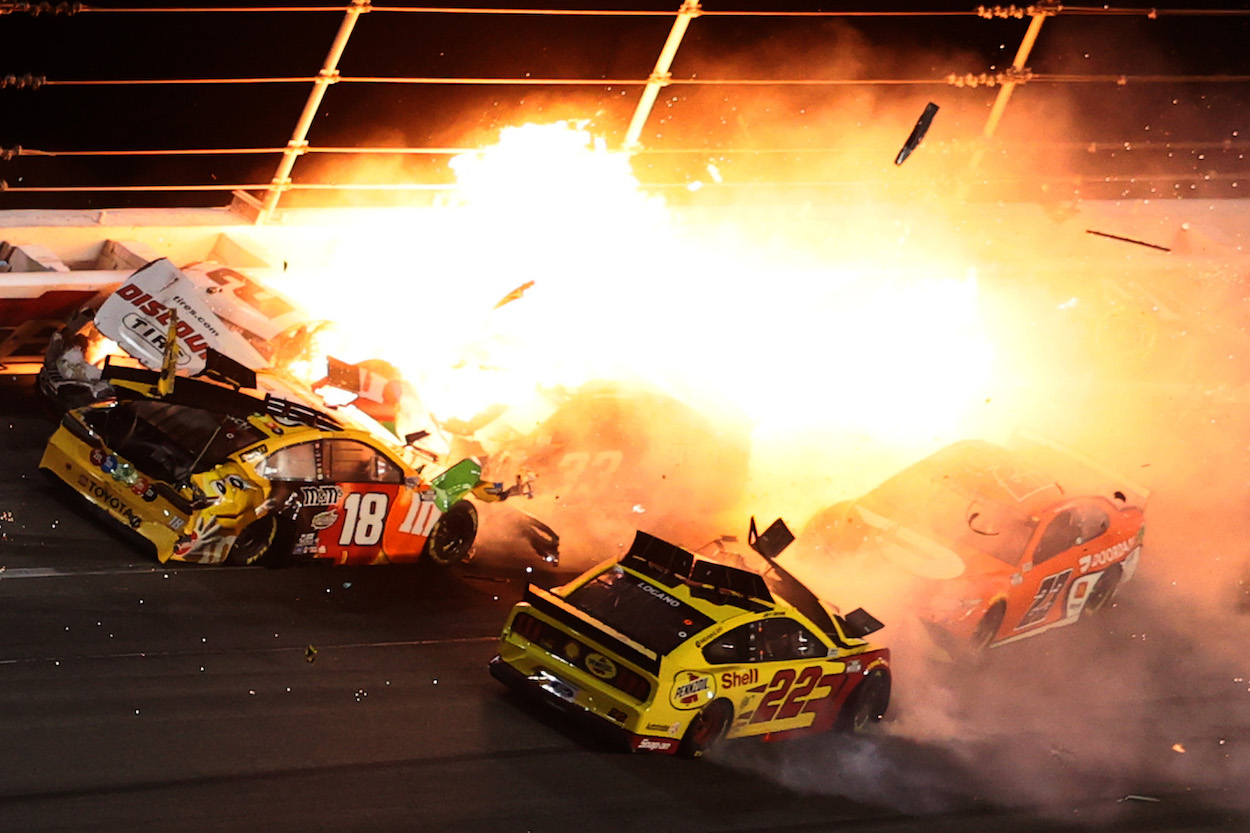 Teammates Joey Logano and Brad Keselowski