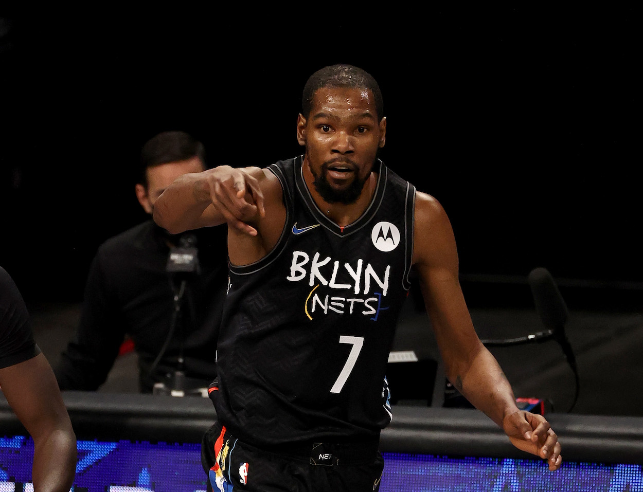 Kevin Durant #7 of the Brooklyn Nets