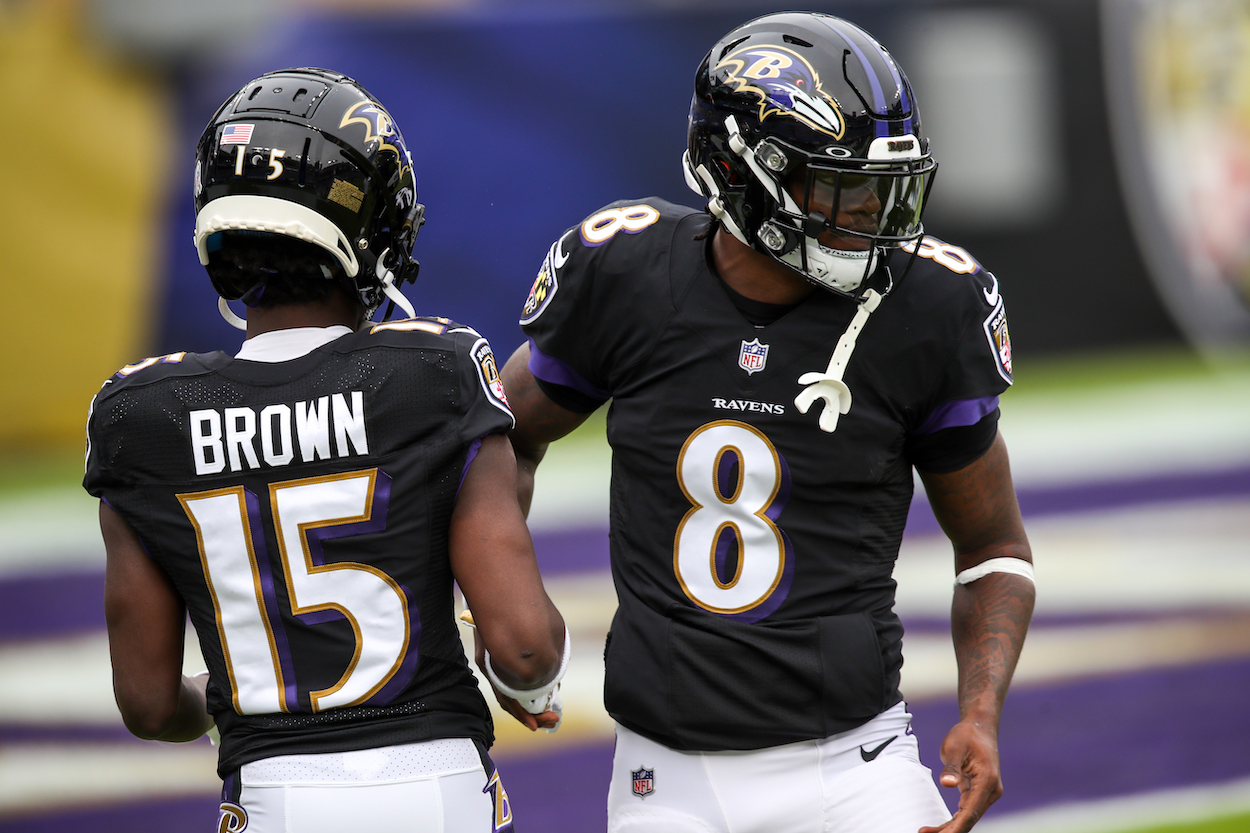 Baltimore Ravens quarterback Lamar Jackson