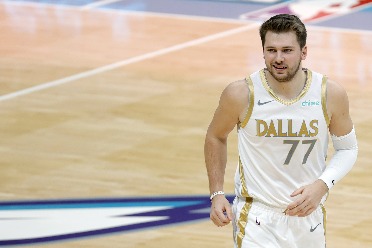 Luka Doncic of the Dallas Mavericks